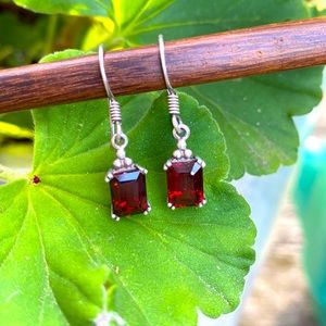 Garnet Earrings